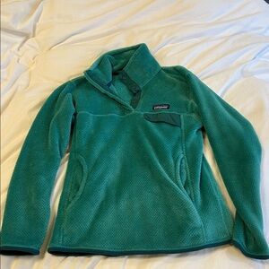 Patagonia Turquoise Fleece Pullover